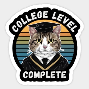 College Level Complete Sticker